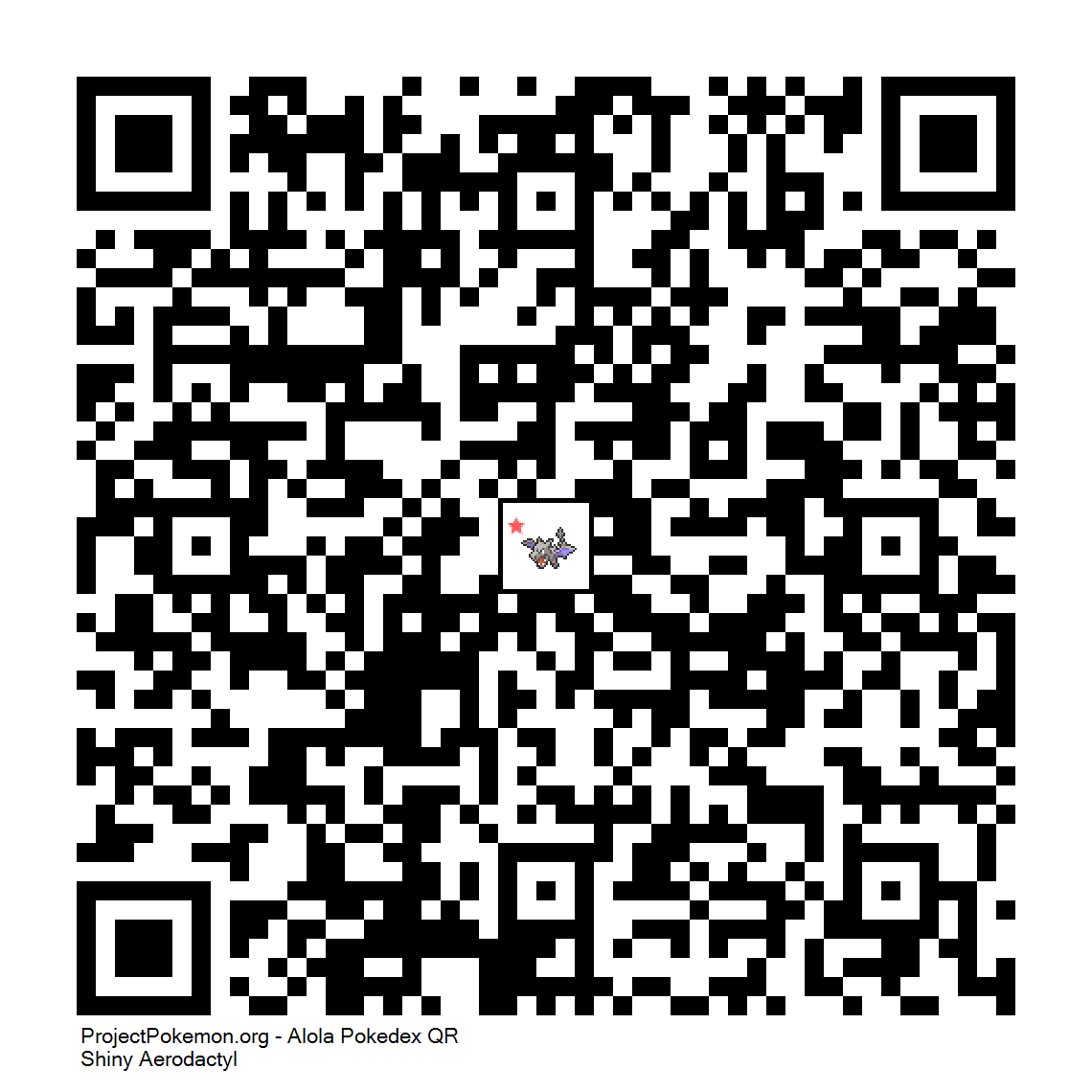 Cdigo QR de Aerodactyl variocolor